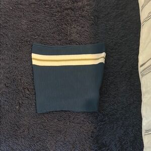 Striped Ribbed Tube Top